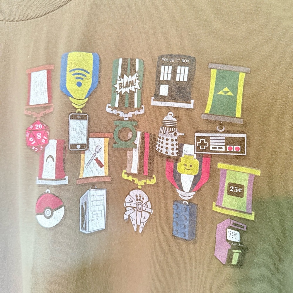 “Decorated Nerd” Pop Culture Tee - Picture 2 of 2